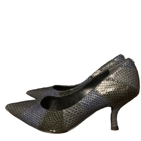 Sam Edelman Shoes - Sam Edelman Heels Julieanne Hazel Leather Snake Print Pointed Toe Career Size 6